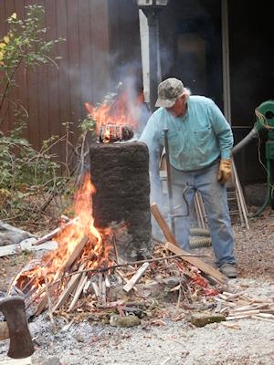 New Furnace Burn In, Outside Surface