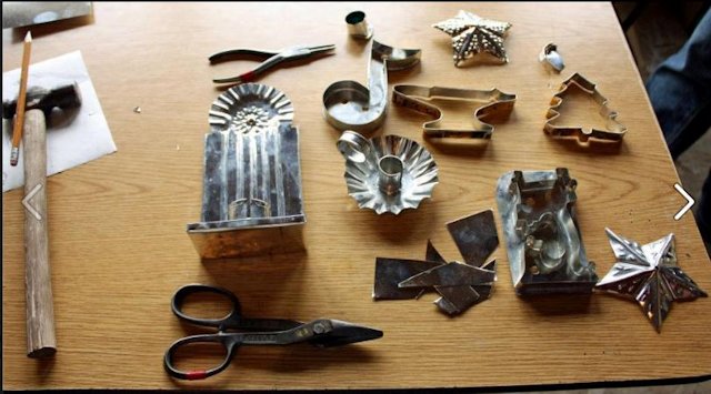 More of Kitty's Tin Work Student Projects